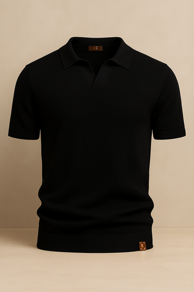 Curvellia – Gestructureerd Poloshirt