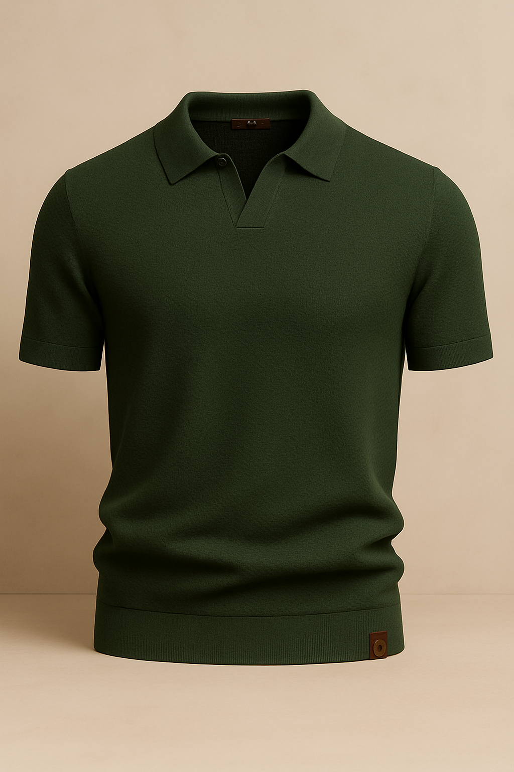 Curvellia – Gestructureerd Poloshirt