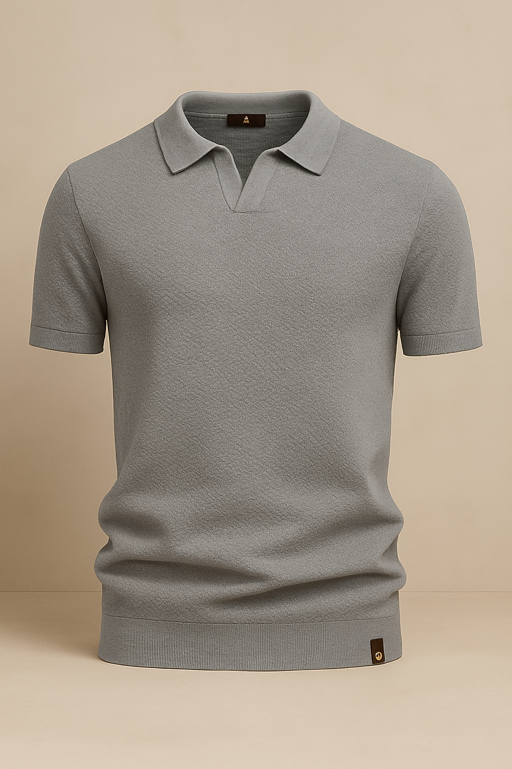 Curvellia – Gestructureerd Poloshirt