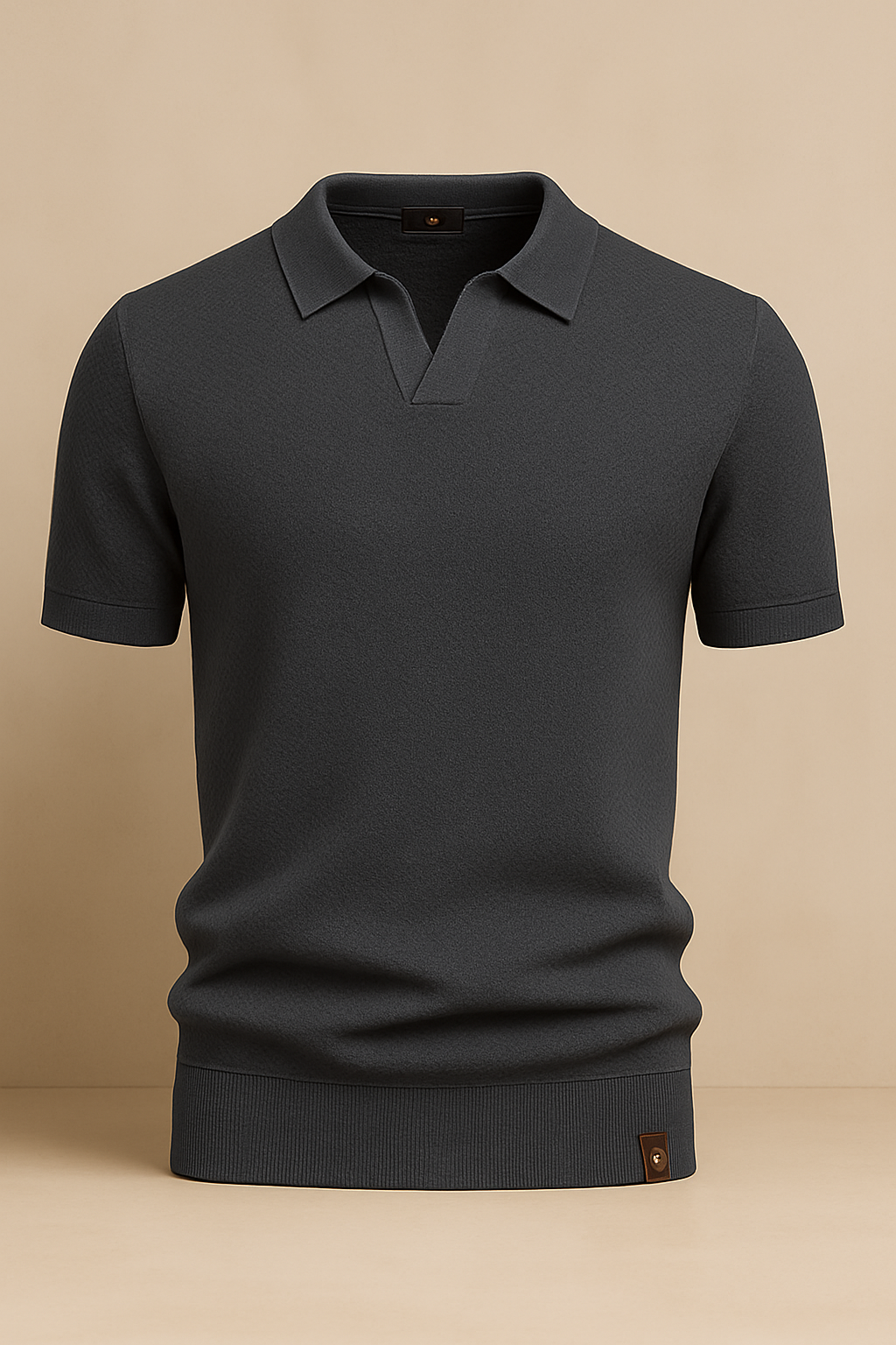 Curvellia – Gestructureerd Poloshirt